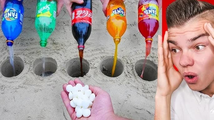Eksperyment z colą i mentosami: Jak uniknąć nieprzyjemnych niespodzianek
