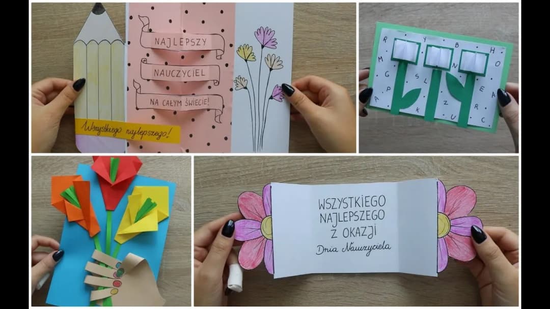 Jak zrobić laurkę dla wychowawczyni? Pomysły krok po kroku